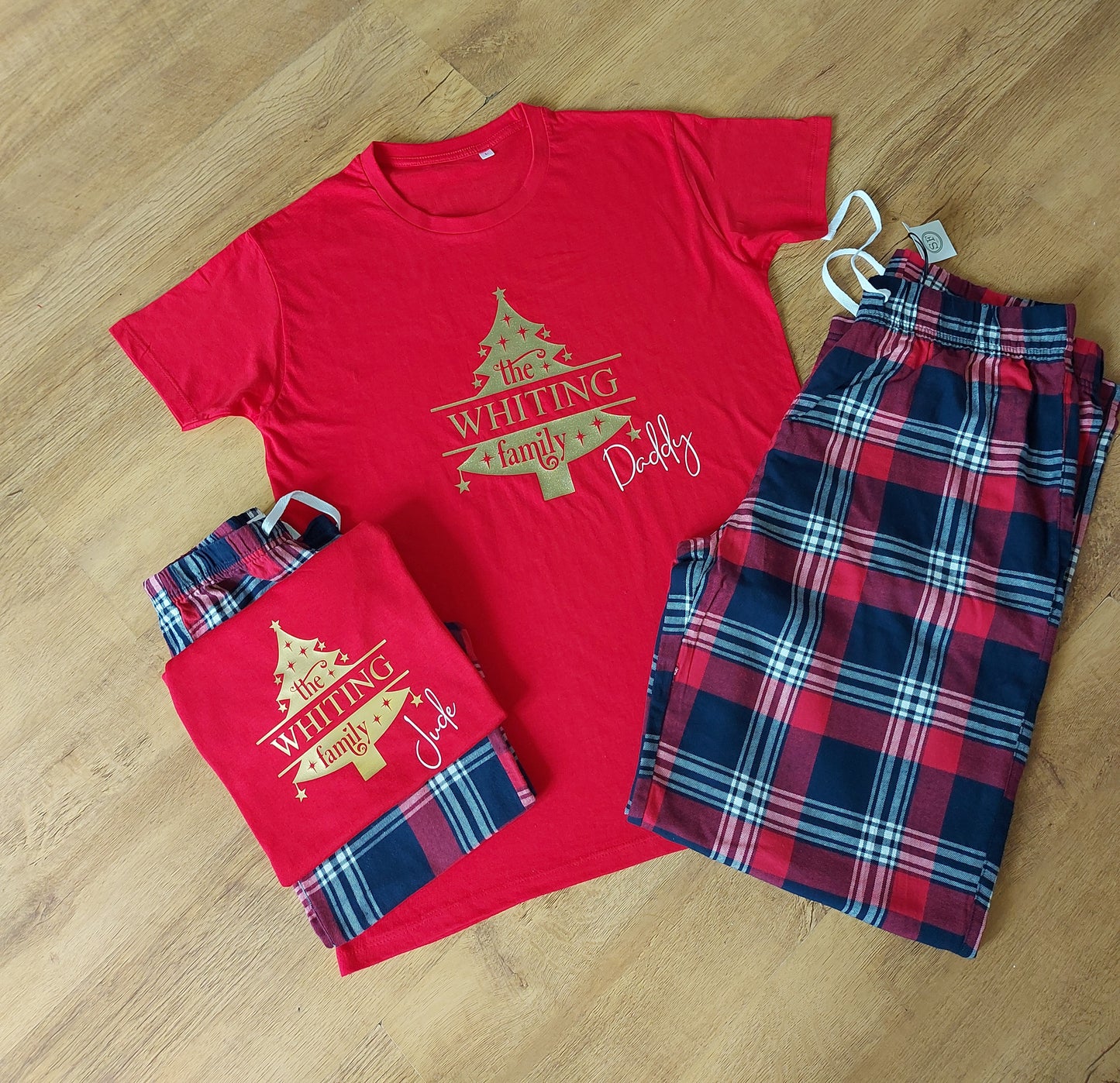 Personalised Family Christmas PJs - Child Size