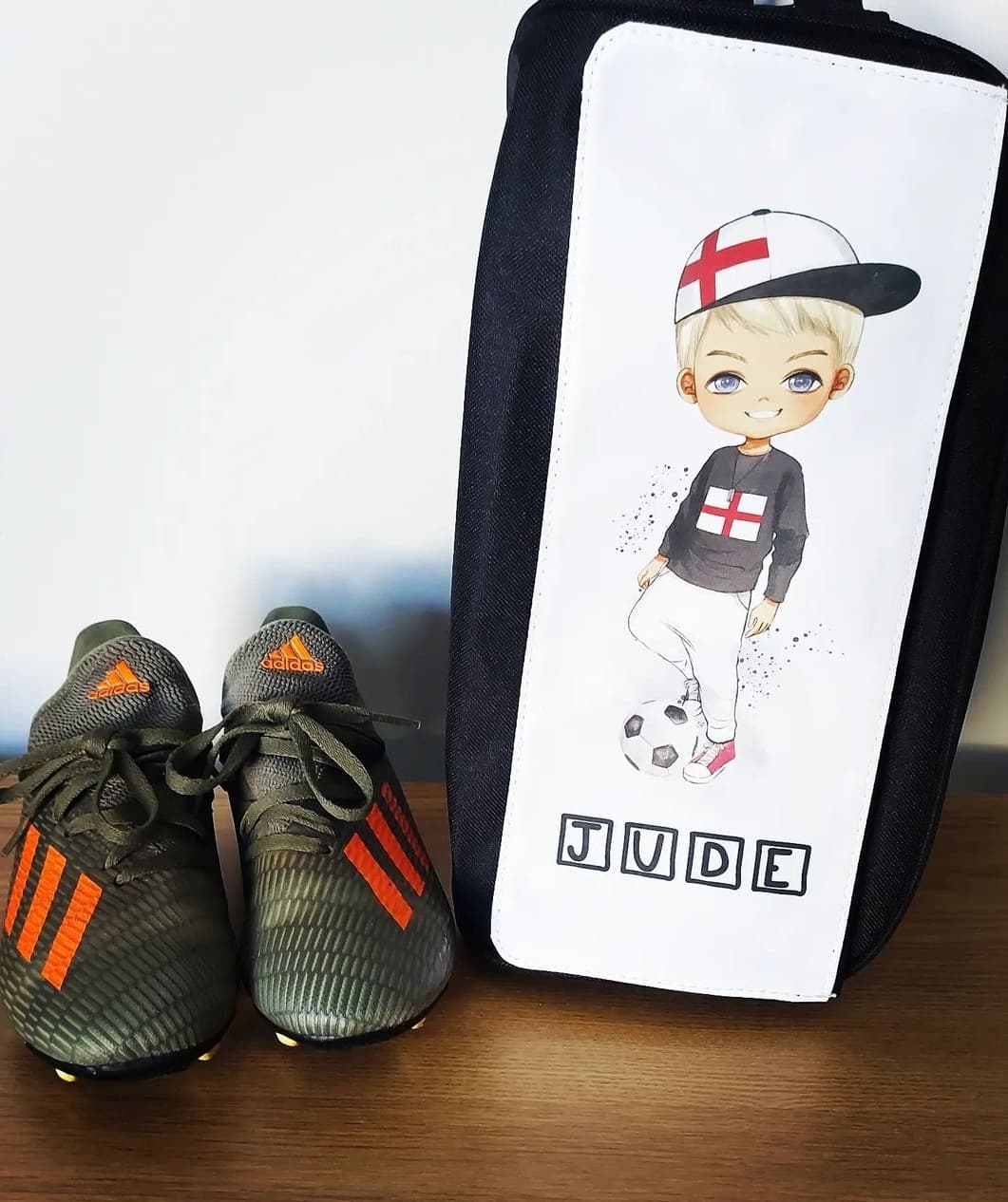 Personalised England Player Boot Bag 36 designs Always Pretty