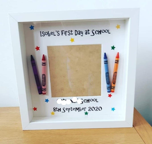 First Day at School Option 3 - Box Frame