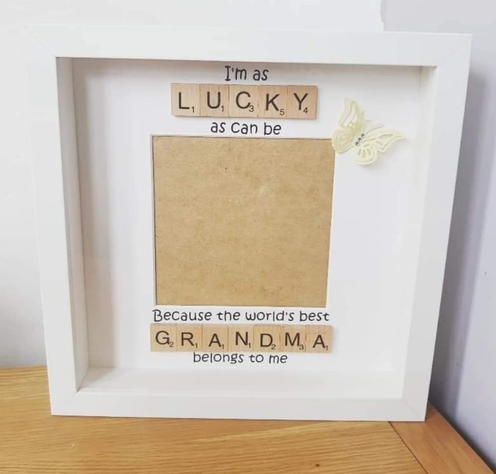 I'm As Lucky As Can Be - Box Frame