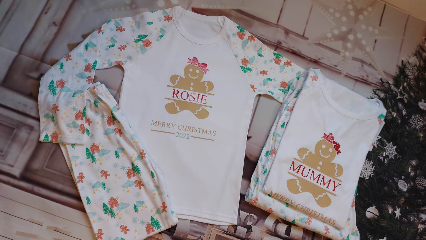 Personalised GINGERBREAD MAN pjs - 2023