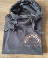 Personalised Mum, Mama, Mummy Rainbow Chunky Hoodie