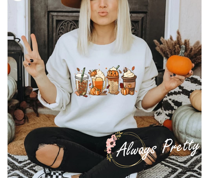 Pumpkin Latte Design Sweater