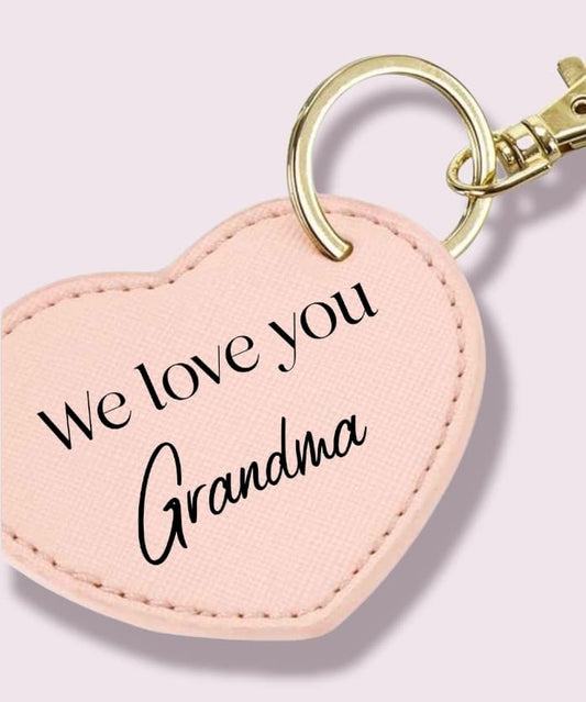 Heart Shaped Keyring (Your Choice Of Personalisation)