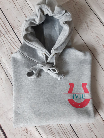 Children's Personalised Horseshoe Hoodie