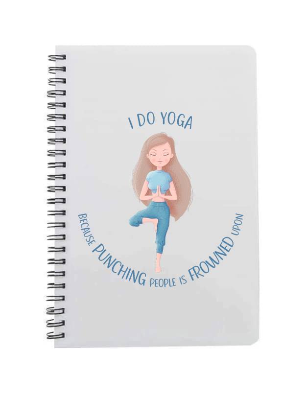 I Do Yoga A5 Notebook