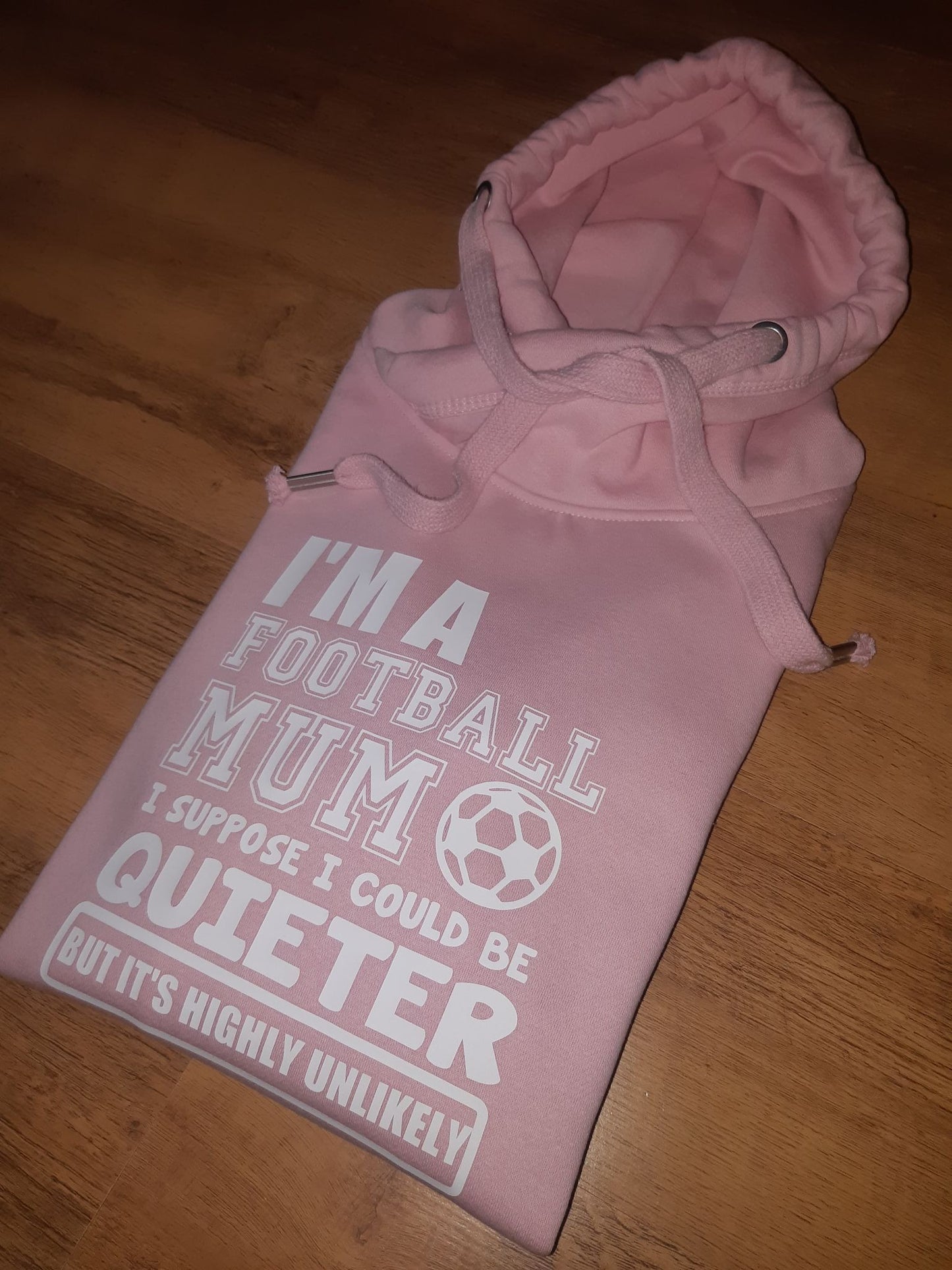 I'm A Football Mum - Chunky Cowl Neck Hoodie