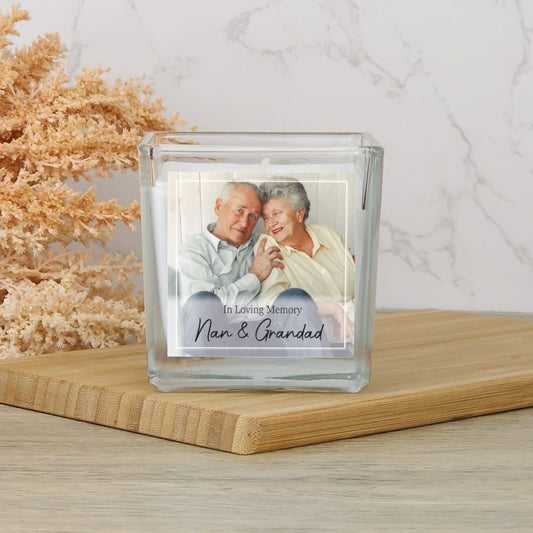 In Loving Memory Photo Candle