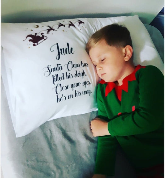 Personalised Christmas Eve Pillowcase