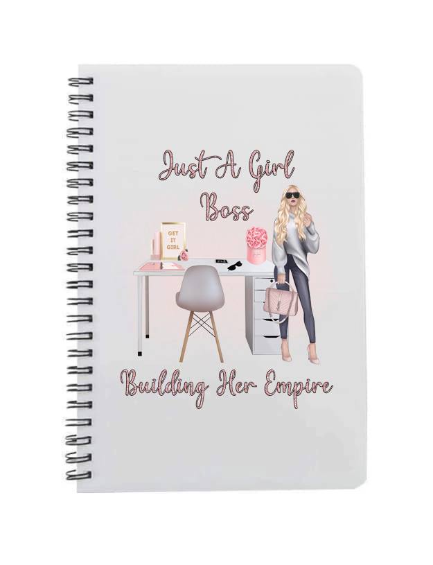 Just A Girl Boss A5 Notebook