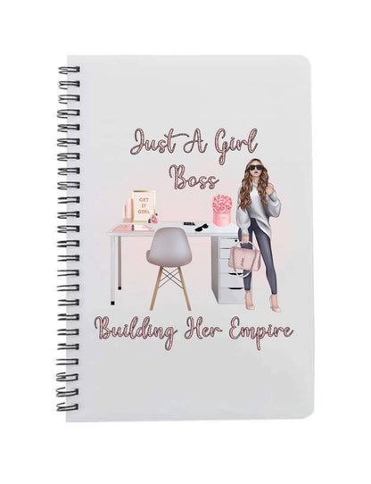 Just A Girl Boss A5 Notebook