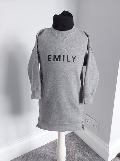 Kids Fleece Sweatshirt Dress