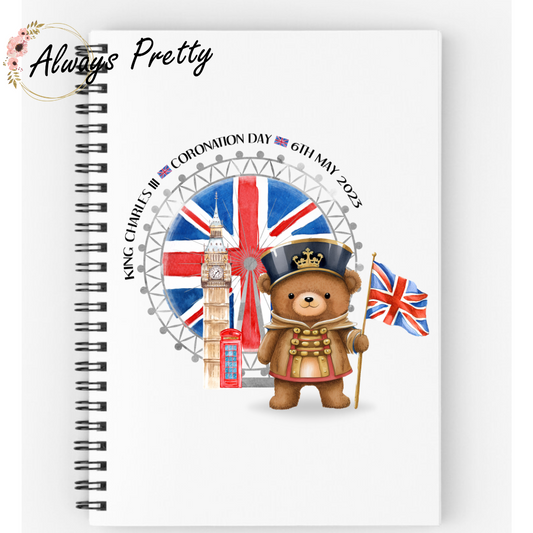 King Charles III Coronation A5 Notebook Design3