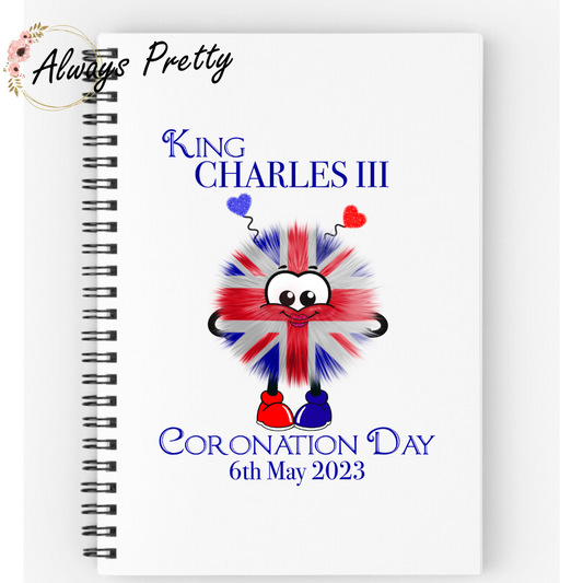 King Charles III Coronation A5 Notebook Design4