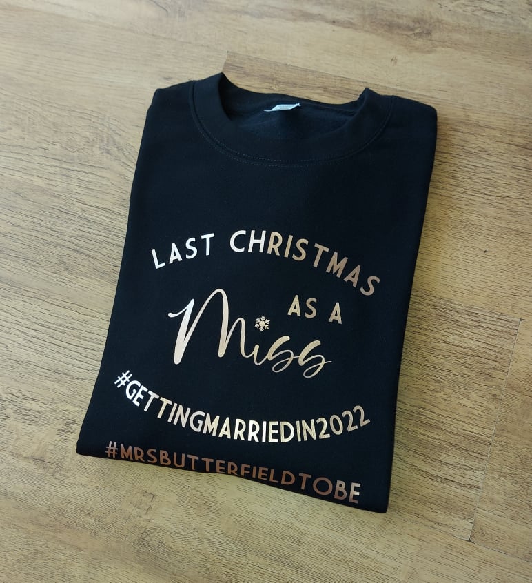 Last Christmas As A Miss Sweater 2024