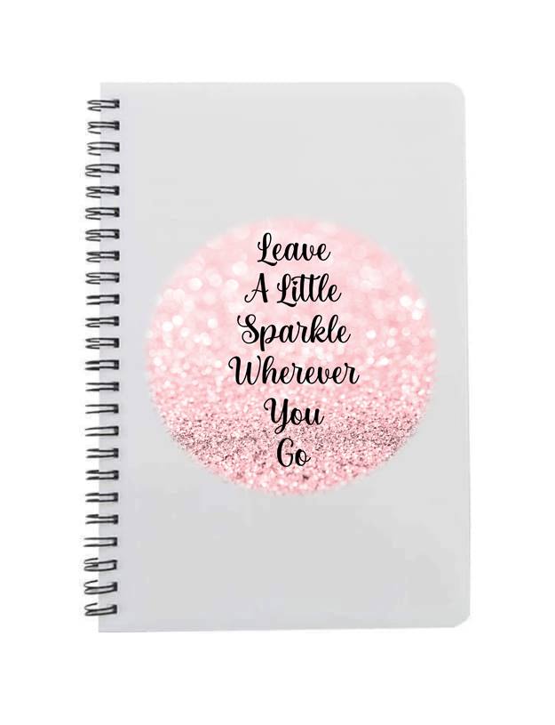 Leave A Little Sparkle A5 Notebook