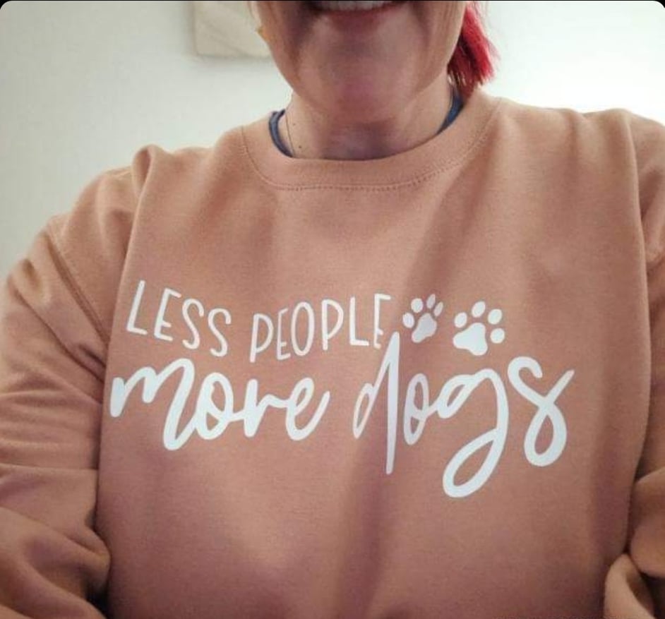 Less People More Dogs Sweater
