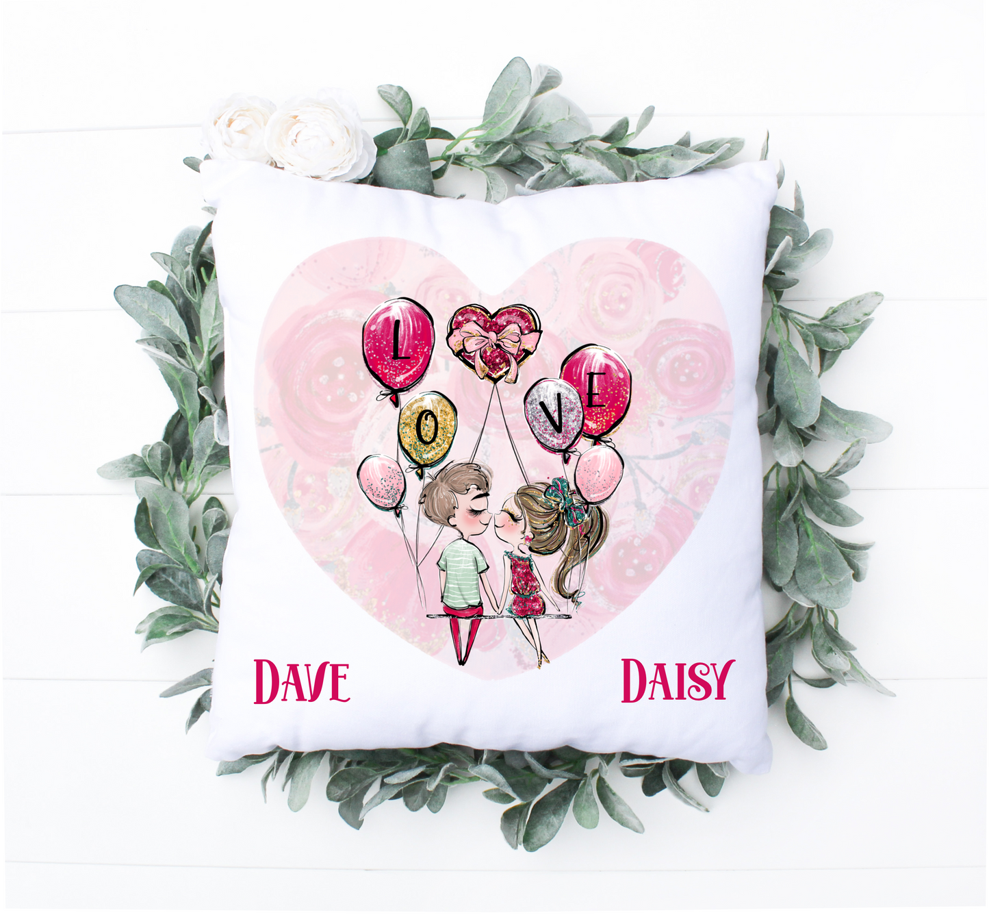 Love Swing Personalised Cushion