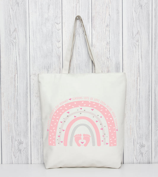 Mother's Day Tote Bag From Baby In Tummy
