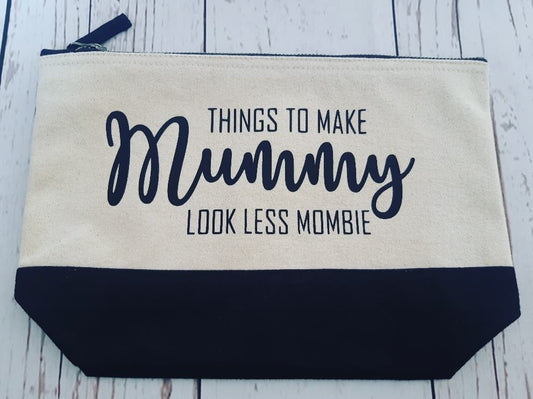 Things To Makeup Mummy Look Less Mombie Large Makeup Bag