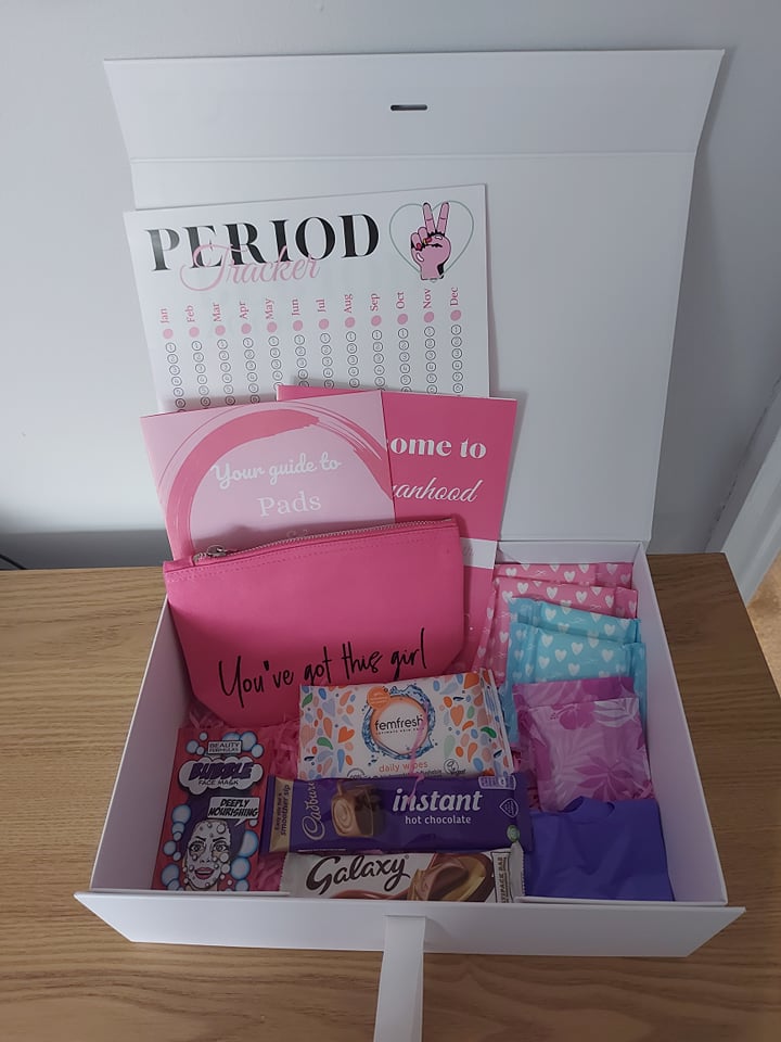 Girls 1st Period Starter Gift Box