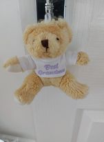 Personalised Teddy Keyring