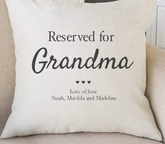 Reserved for....Cushion