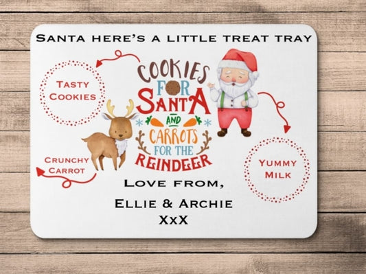 Personalised Santa's Christmas Eve Board