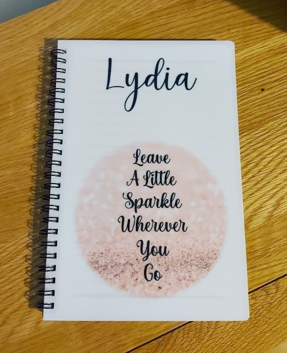 Leave A Little Sparkle A5 Notebook