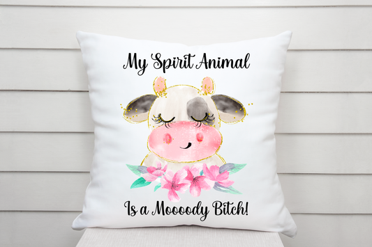 Sweary Spirit Animal Cushion