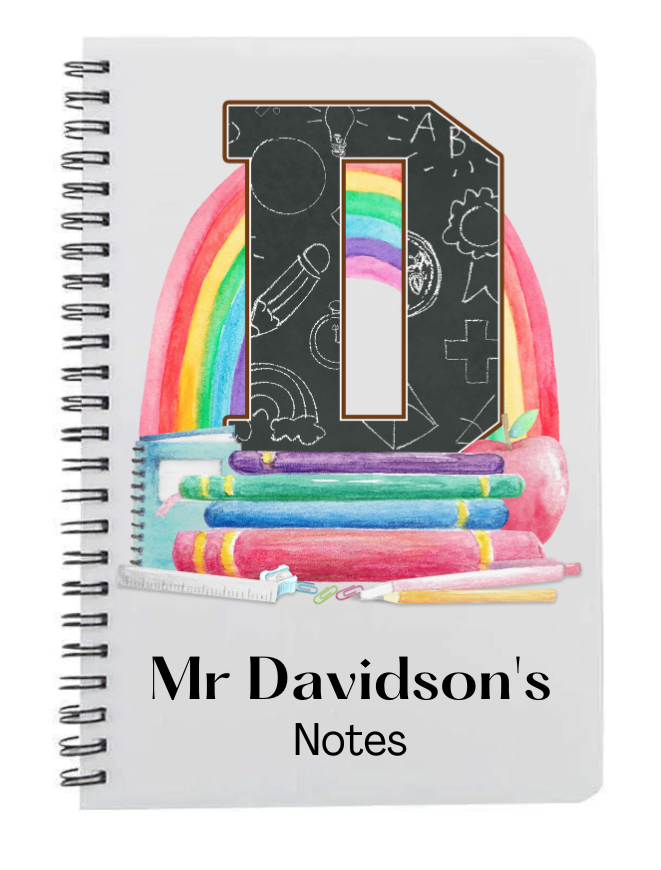 Personalised Teacher Notepad