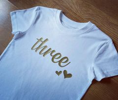 Number Child Tshirt
