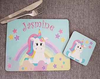 Personalised Placemat and Coaster