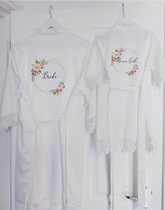 Personalised Bridal Robes (Adult and Children)
