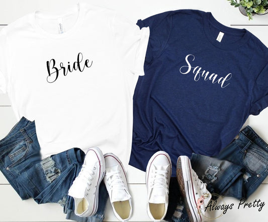 Bride And Squad Hen Party Tees