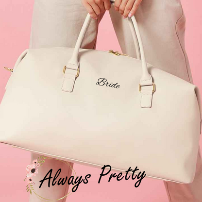 Honeymoon Bag ( WIth New Surname or Bride)