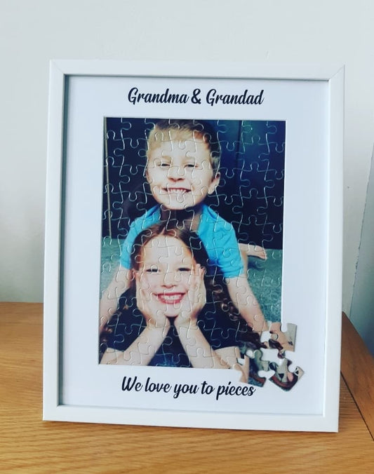 Love You To Pieces- Puzzle Frame