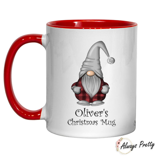 Personalised Gonk Christmas Mug