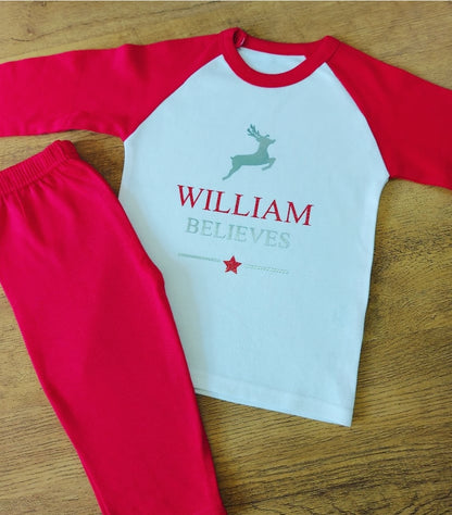 Personalised Christmas Pjs (Different Styles Available)