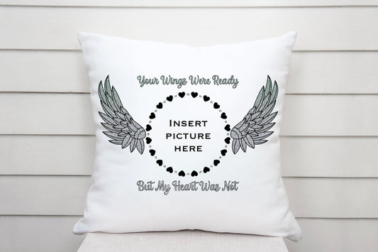 Photo Your Wings Were Ready Cushion